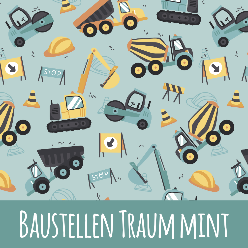 Baustellen Traum mint Bio Sommersweat