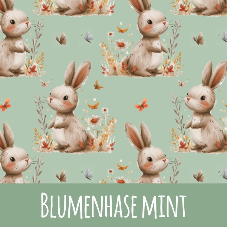 Blumenhase mint Bio Jersey