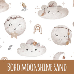 boho moonshine sand Bio Jersey 51 cm Stoffrest