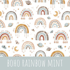 Boho rainbow mint Bio Sommersweat