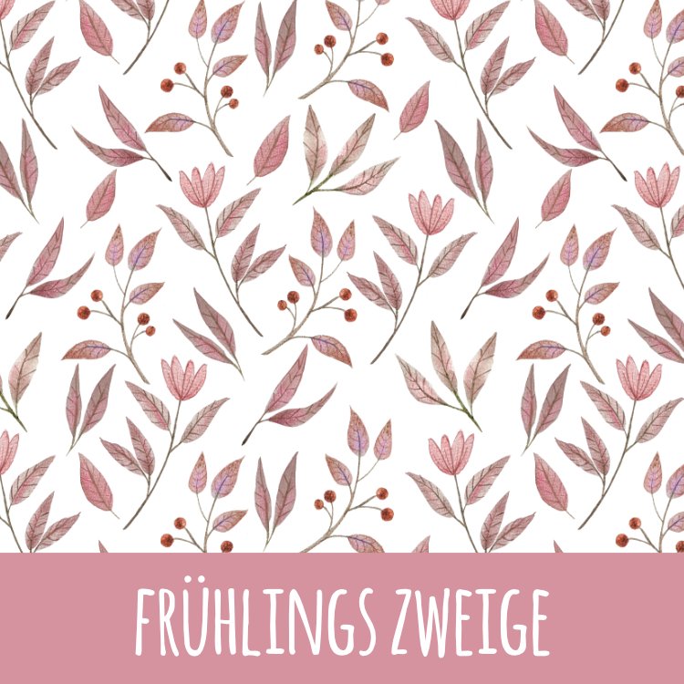 Frühlingszweige Bio Jersey