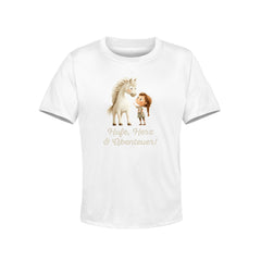 Kinder T-Shirt Hufe, Herz & Abenteuer