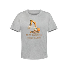 Kinder T-Shirt meine Baustelle meine Regeln