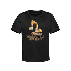 Kinder T-Shirt meine Baustelle meine Regeln