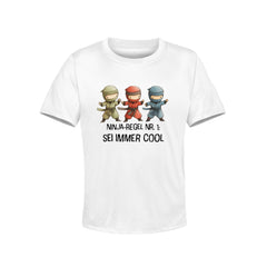 Kinder T-Shirt Ninja Regel Nr.1