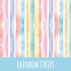 rainbow strips Vorbestellung (Stoffart wählbar)