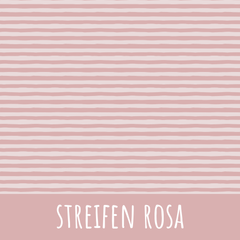 Streifen rosa Bio Rib-Jersey 56cm Stoffreste 15,3€/m