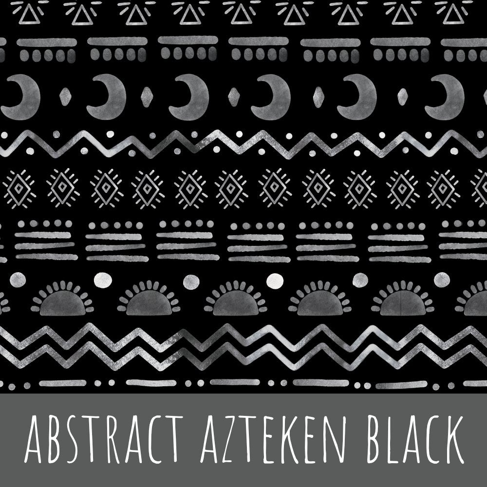 Abstract Aztecen black Baumwolle - Mamikes