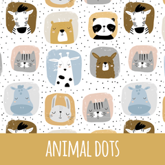 Animal dots Vorbestellung (Stoffart wählbar)