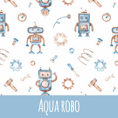 Aqua robo Baumwolle