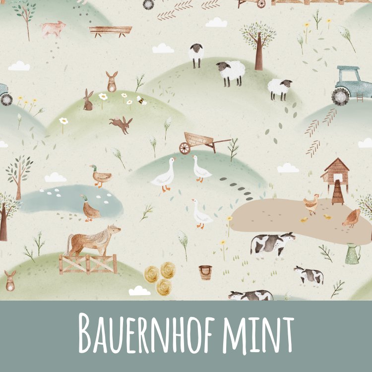 Bauernhof mint Bio Jersey