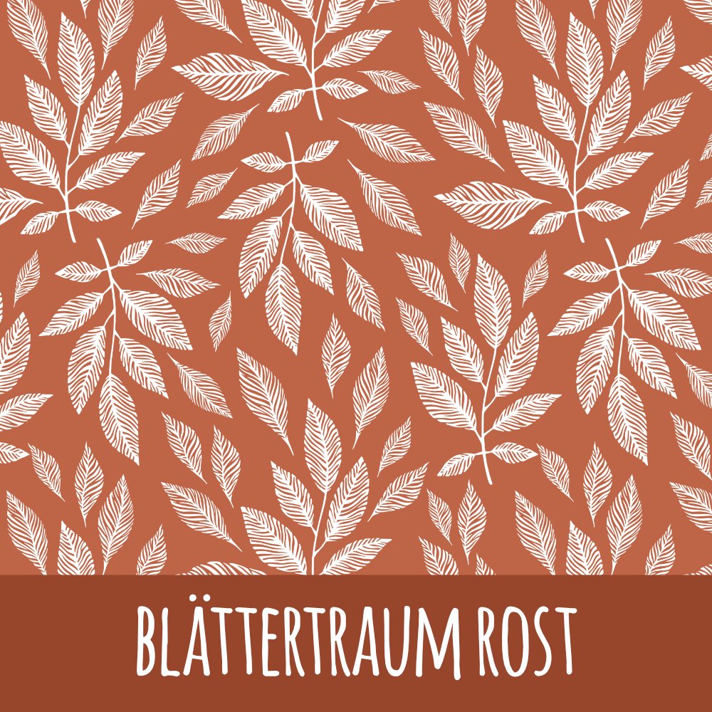 Blättertraum rost Bio Jersey - Mamikes