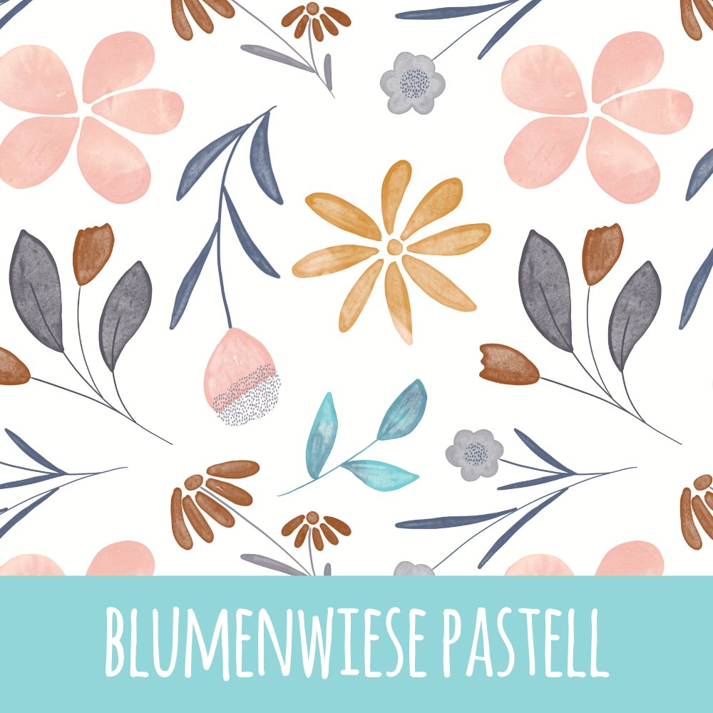 Blumenwiese pastell Bio Sommersweat - Mamikes