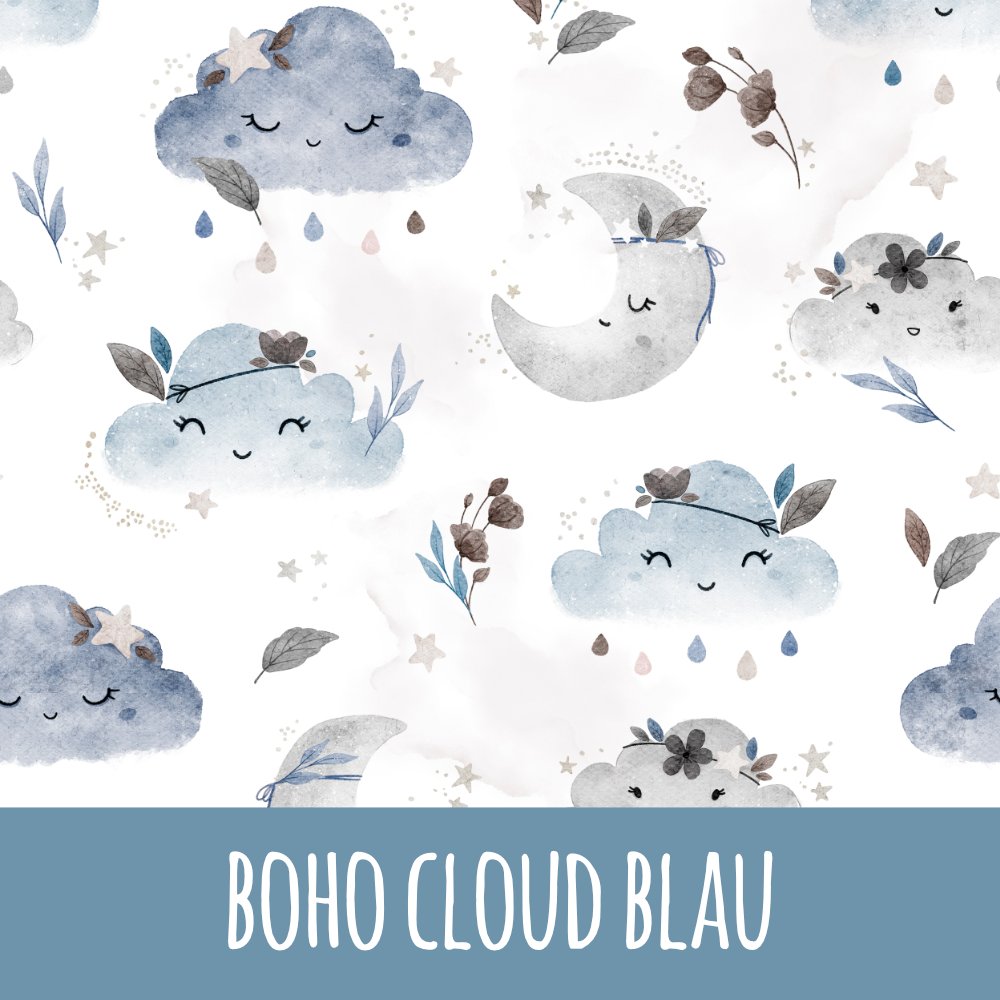 Boho cloud blau Baumwolle - Mamikes