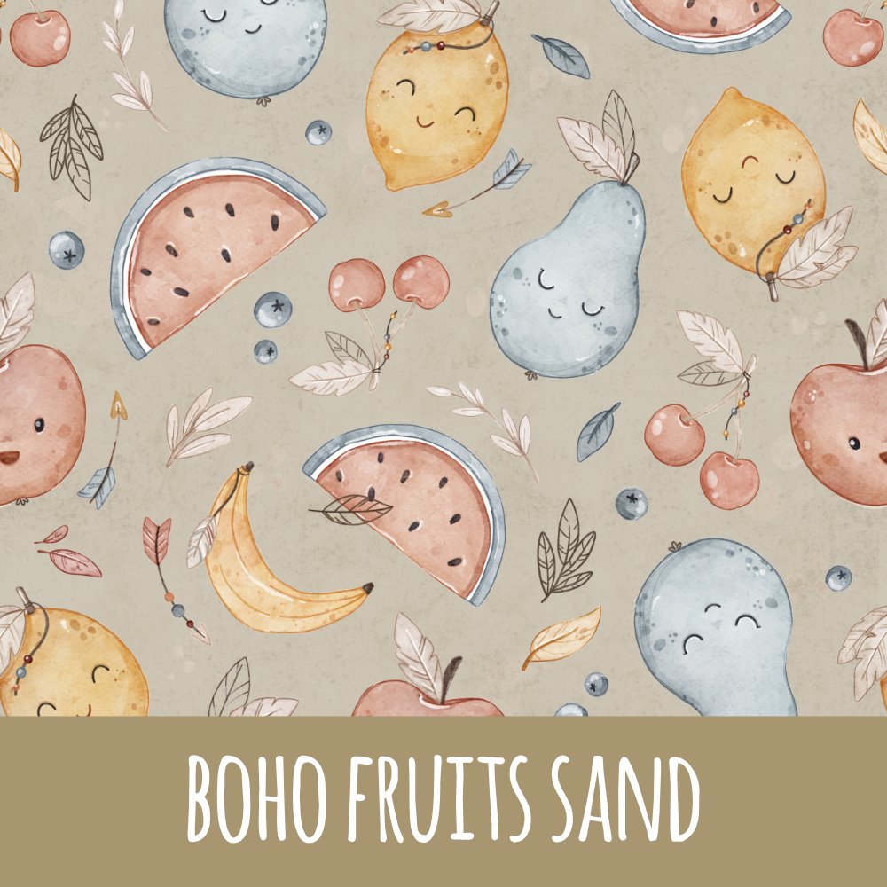 Boho fruits sand Vorbestellung (Stoffart wählbar) - Mamikes