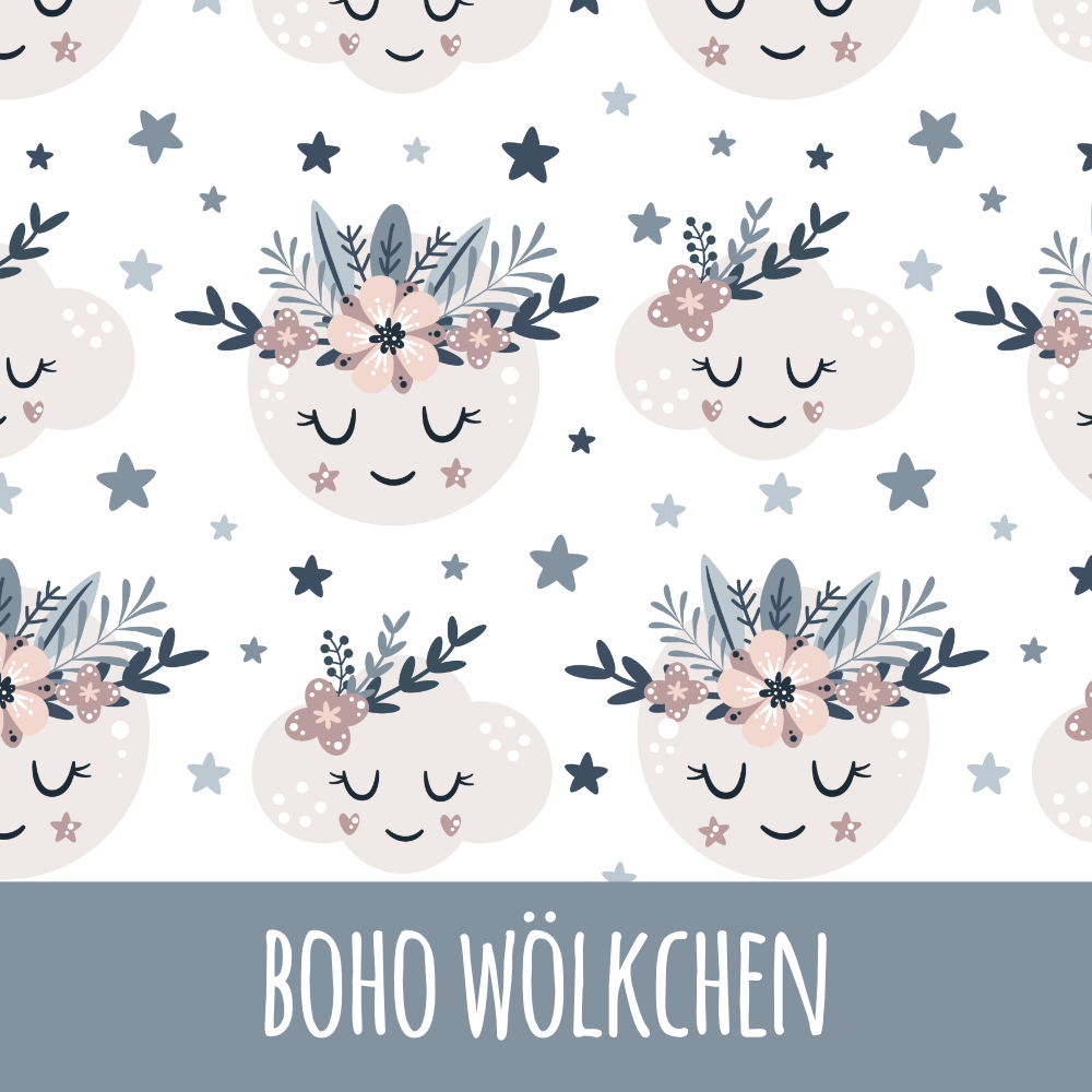 Boho wölkchen Bio Sommersweat - Mamikes