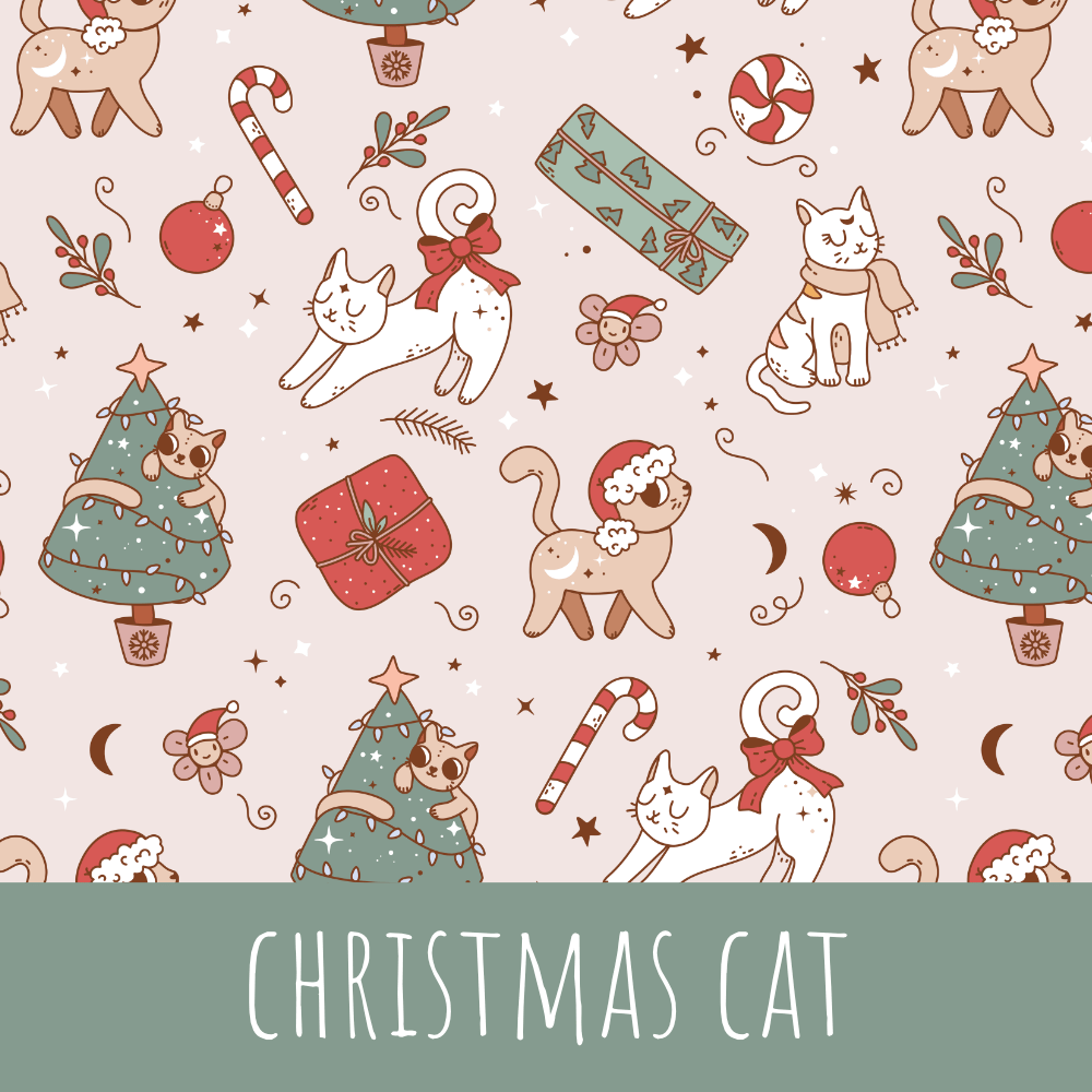 Christmas cat Bio Jersey - Mamikes