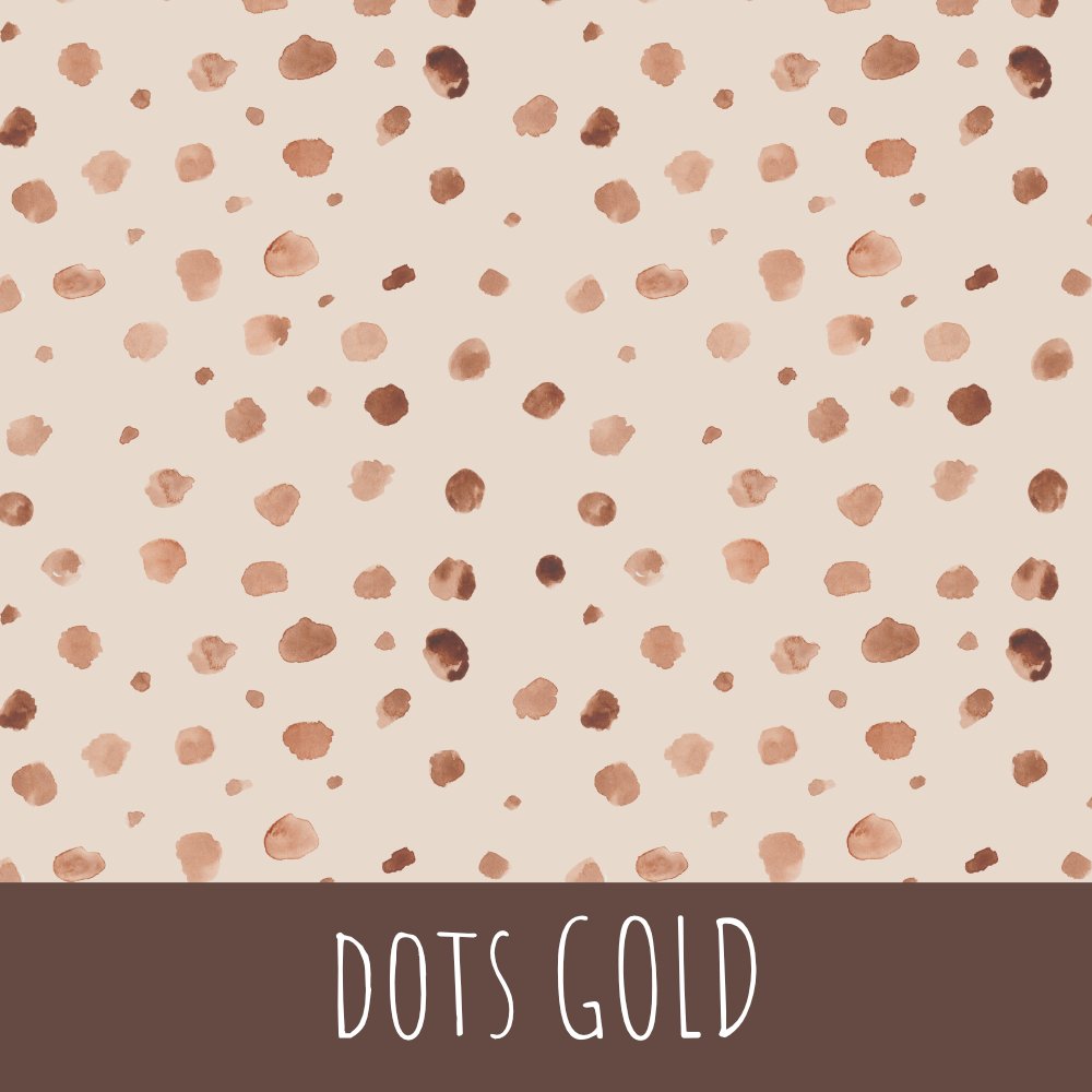 Dots gold Bio Jersey - Mamikes