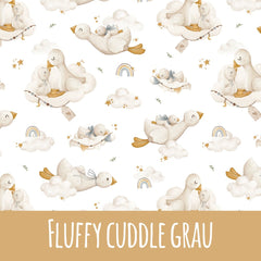 Fluffly cuddle grau Bio Jersey - Mamikes