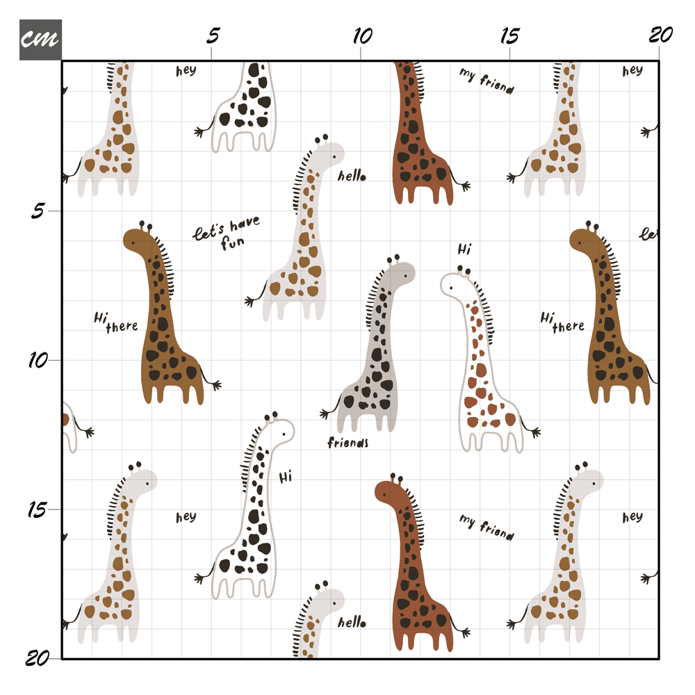 Giraffen freunde Bio Jersey - Mamikes