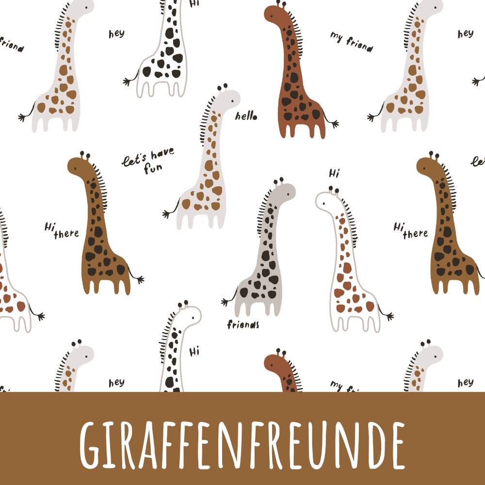 Giraffen freunde Bio Jersey - Mamikes