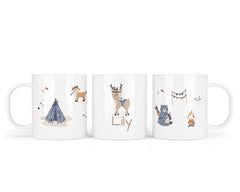 Kunststofftasse 11.woodland animals - Mamikes