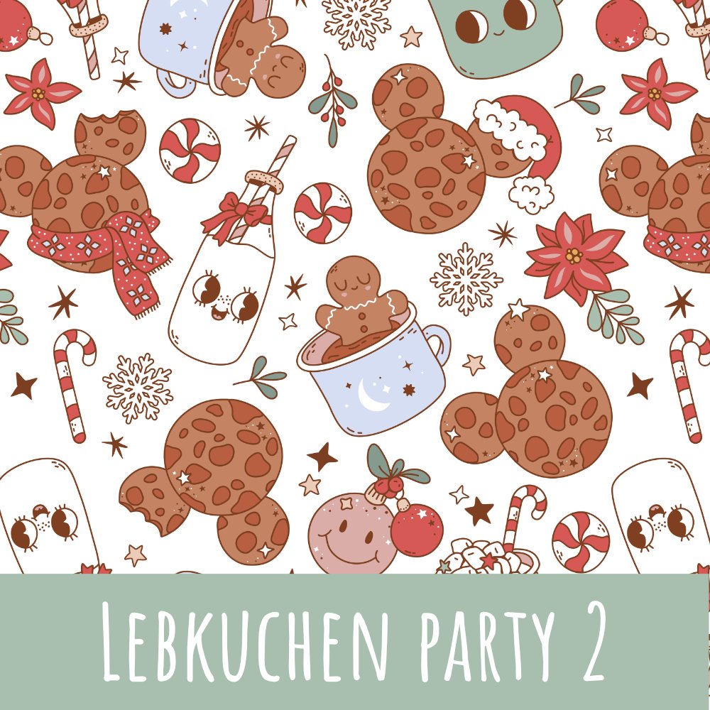 Lebkuchen party 2 Bio Jersey - Mamikes