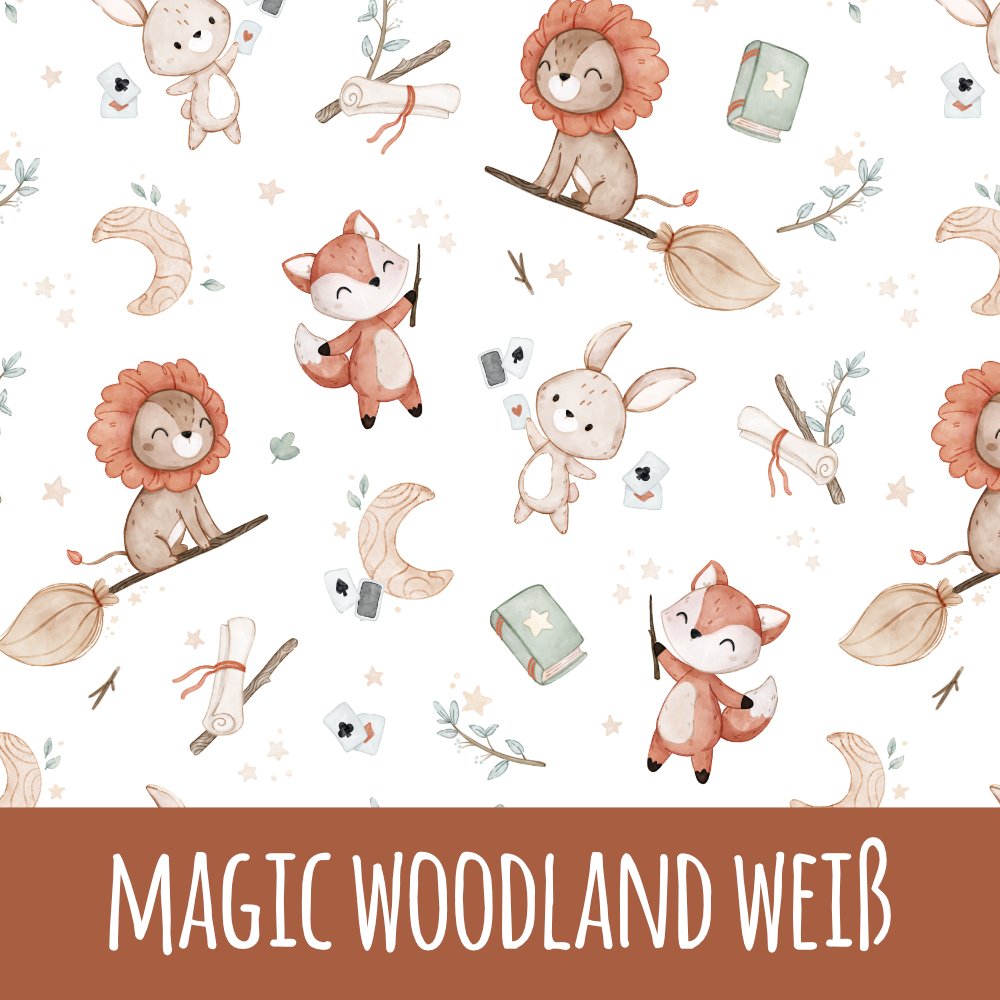 Magic woodland weiß Bio Jersey - Mamikes