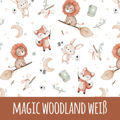 Magic woodland weiß Bio Sommersweat - Mamikes