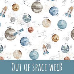 Out of space weiß Bio Jersey - Mamikes