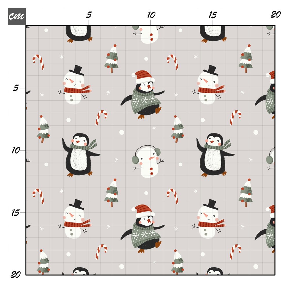 Pingu and snowman Bio Jersey - Mamikes