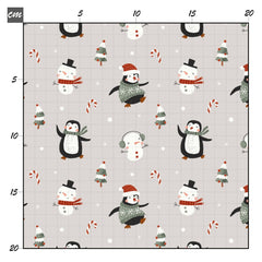 Pingu and snowman Bio Jersey - Mamikes