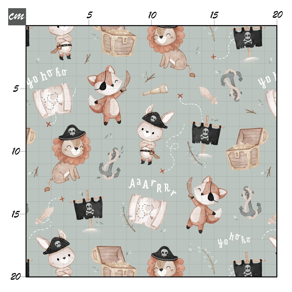 Pirate woodland mint Bio Jersey - Mamikes