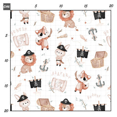 Pirate woodland weiß Bio Jersey - Mamikes