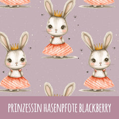 Prinzessin Hasenpfote blackberry Vorbestellung (Stoffart wählbar) - Mamikes