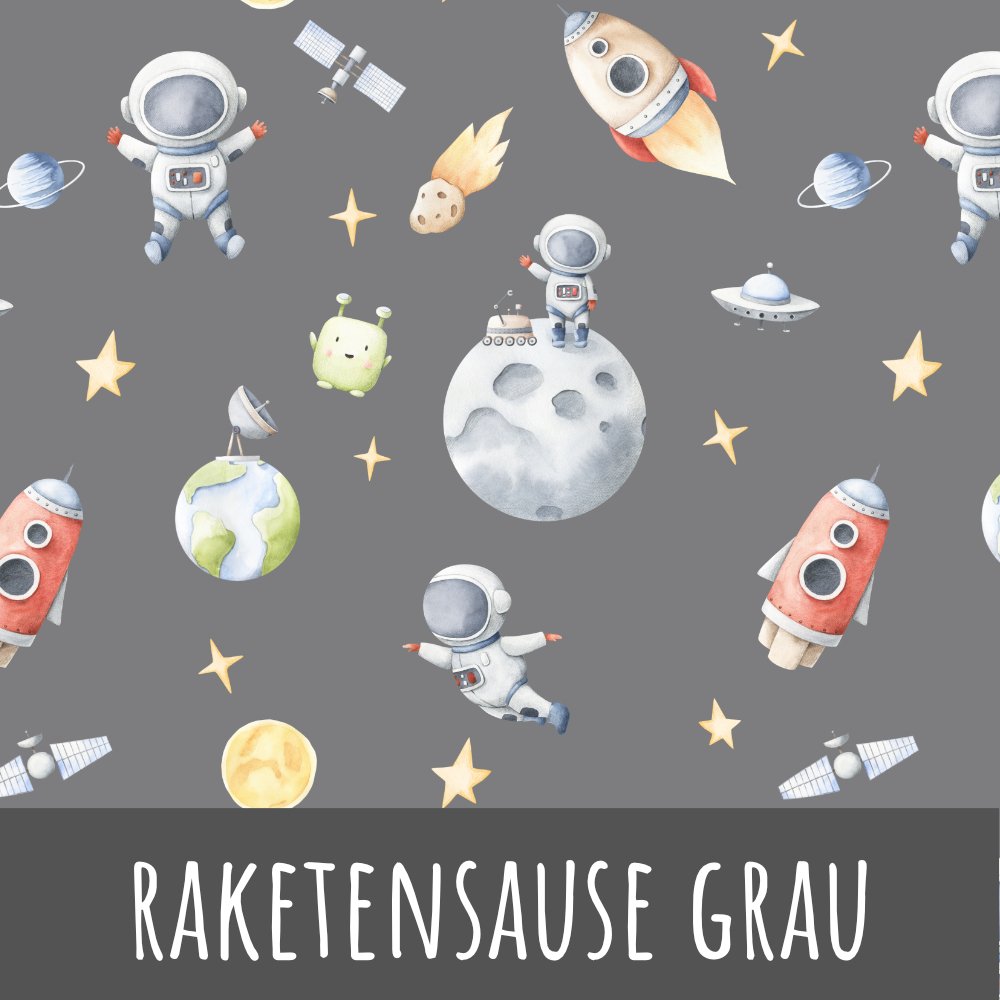 Raketensause grau Bio Jersey - Mamikes