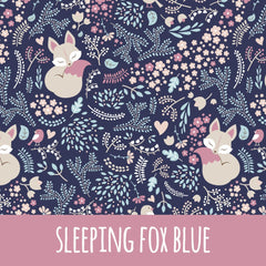 Sleeping fox blue Bio Sommersweat - Mamikes