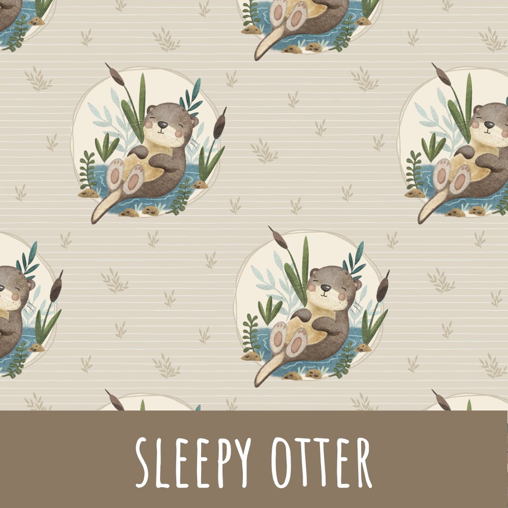 Sleepy otter Vorbestellung (Stoffart wählbar) - Mamikes