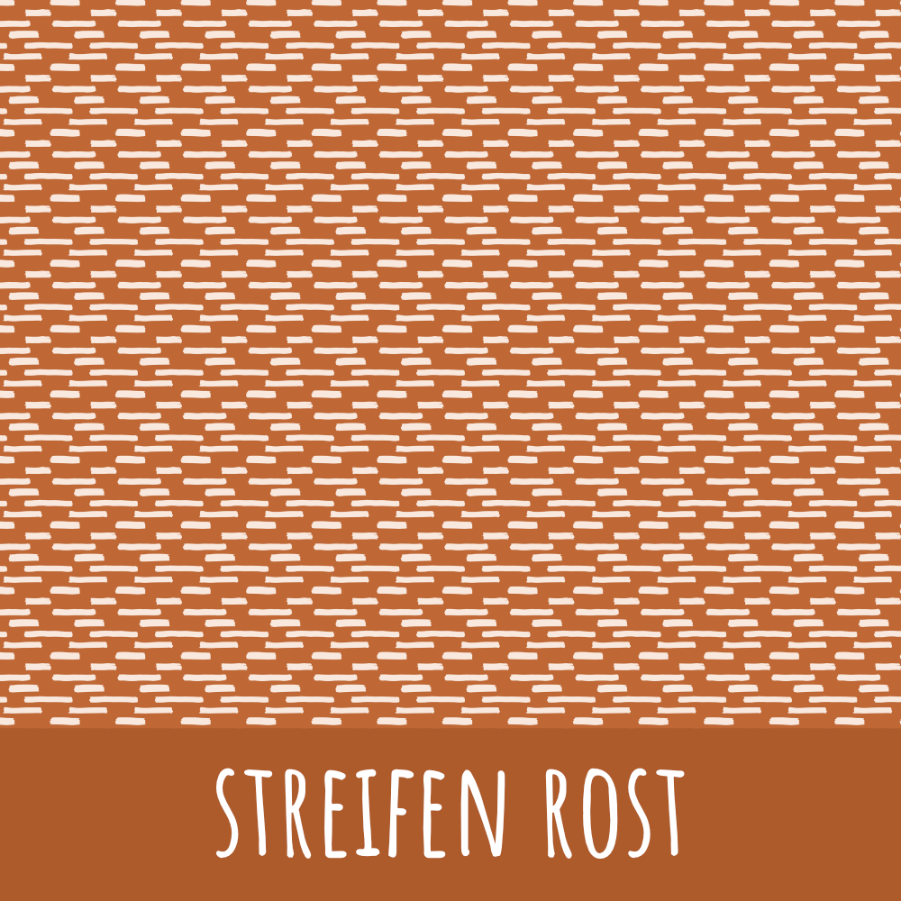 Streifen rost Bio Jersey - Mamikes