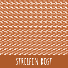 Streifen rost Bio Jersey - Mamikes