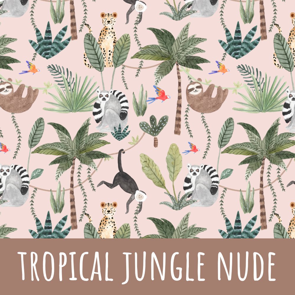 Tropical jungle nude Bio Jersey - Mamikes