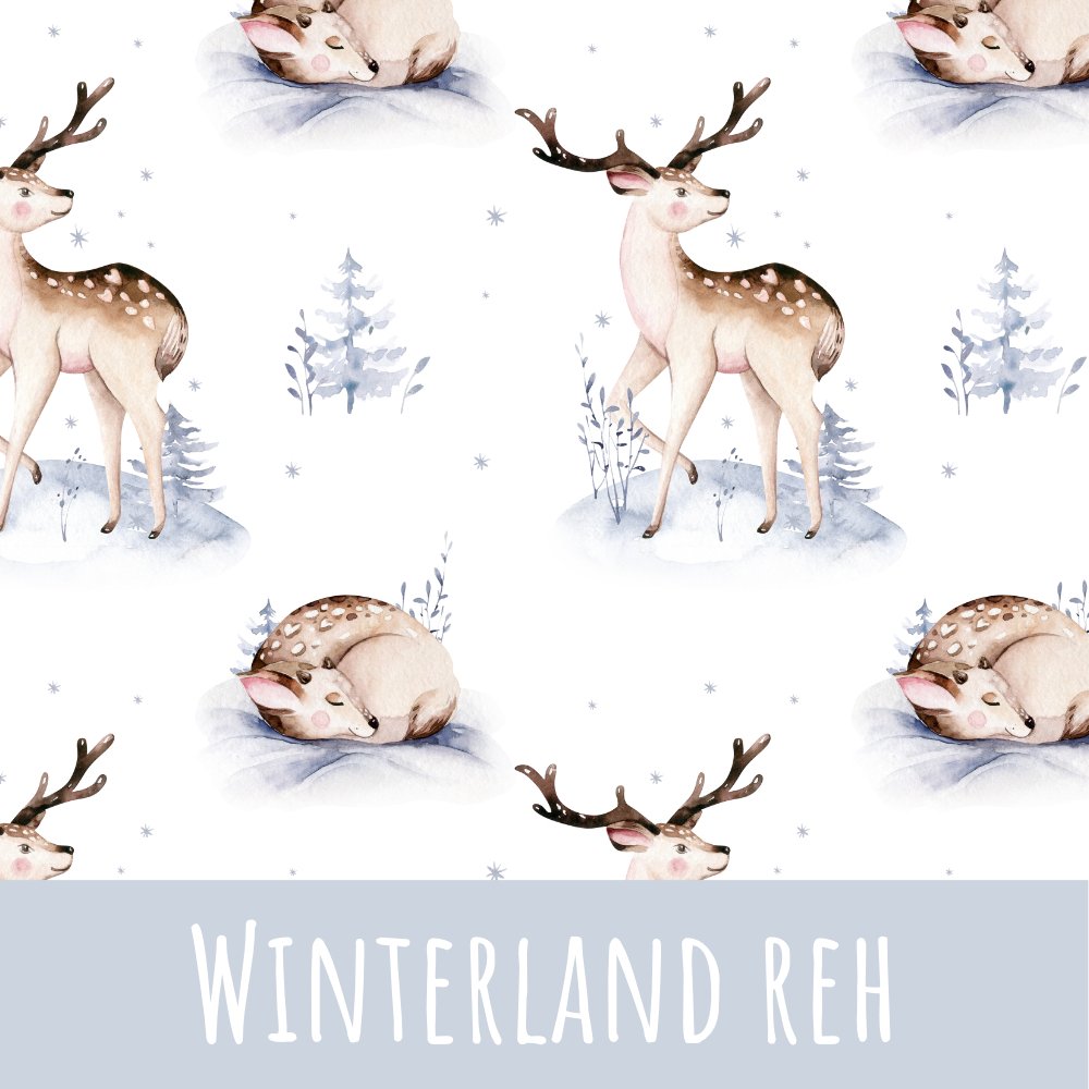 Winterland Reh Vorbestellung (Stoffart wählbar) - Mamikes