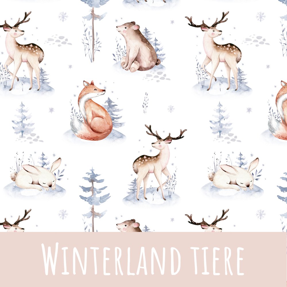 Winterland Tiere Bio Jersey - Mamikes